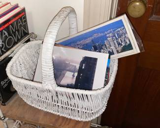 Basket W/ Postcards