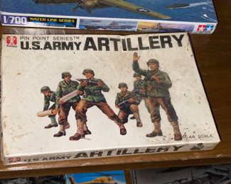 INCREDIBLE Collection Of Model Kits Spanning Many Decades & Brands Such As Matchbox (Mostly Military Related W/ Some Still SEALED!)