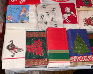 Vintage Christmas Paper Goods (Napkins, Plates, Cups, Etc.)