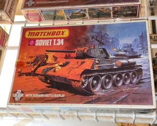 INCREDIBLE Collection Of Model Kits Spanning Many Decades & Brands Such As Matchbox (Mostly Military Related W/ Some Still SEALED!)