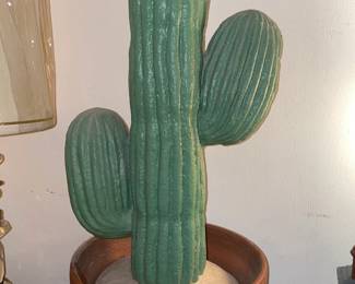 Oversized Cactus Statue