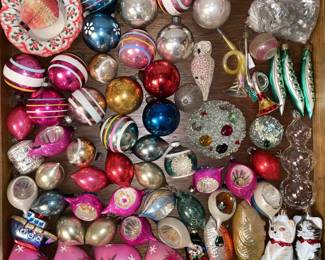 Vintage & Antique Glass Christmas Ornaments