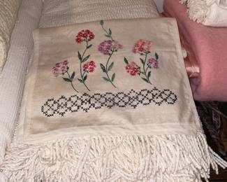 Blankets & Embroidered Table Linen