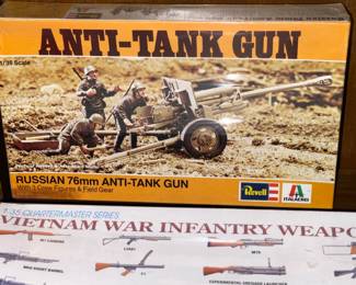 INCREDIBLE Collection Of Model Kits Spanning Many Decades & Brands Such As Matchbox (Mostly Military Related W/ Some Still SEALED!)