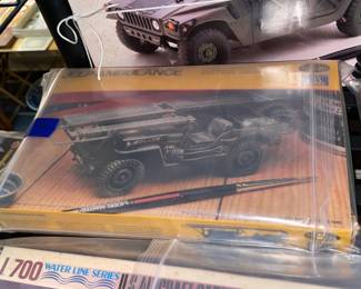 INCREDIBLE Collection Of Model Kits Spanning Many Decades & Brands Such As Matchbox (Mostly Military Related W/ Some Still SEALED!)