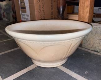 Antique Yellowware Mixing Bowl