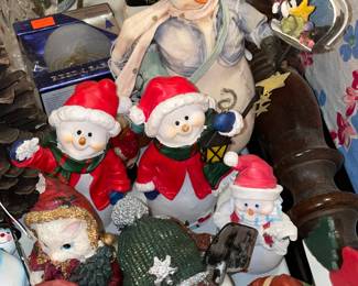 Christmas Snowmen Figurines