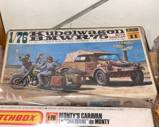 INCREDIBLE Collection Of Model Kits Spanning Many Decades & Brands Such As Matchbox (Mostly Military Related W/ Some Still SEALED!)
