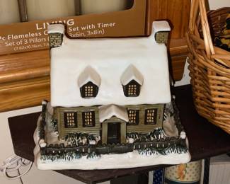 Christmas Light-Up Village House