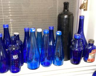 Cobalt Blue Glass Bottles