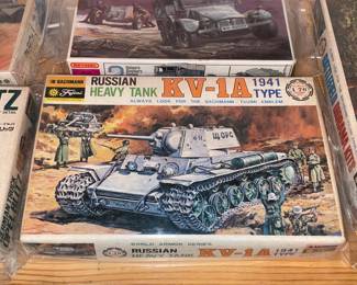 INCREDIBLE Collection Of Model Kits Spanning Many Decades & Brands Such As Matchbox (Mostly Military Related W/ Some Still SEALED!)