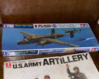 INCREDIBLE Collection Of Model Kits Spanning Many Decades & Brands Such As Matchbox (Mostly Military Related W/ Some Still SEALED!)