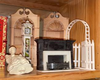 Assorted Doll House Furniture & Accessories