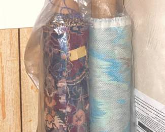 Rolls Of Vintage Fabric