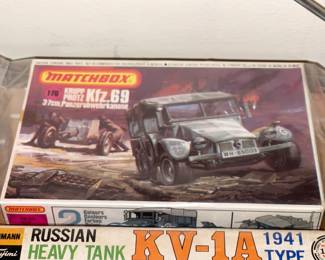 INCREDIBLE Collection Of Model Kits Spanning Many Decades & Brands Such As Matchbox (Mostly Military Related W/ Some Still SEALED!)