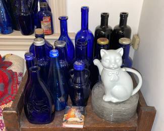 Cobalt Blue Glass Bottles