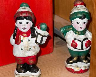 Vintage Handpainted Christmas Caroler Figurines