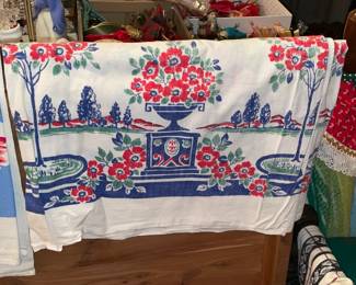 Vintage Floral Table Linen
