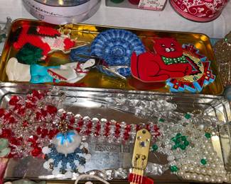 Handmade Beaded Chrsitmas Ornaments