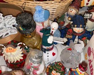 Christmas Snowmen Figurines