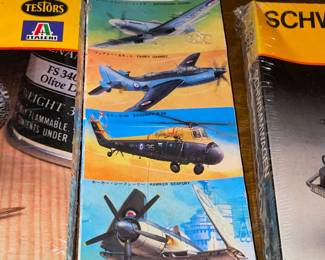 INCREDIBLE Collection Of Model Kits Spanning Many Decades & Brands Such As Matchbox (Mostly Military Related W/ Some Still SEALED!)