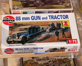 INCREDIBLE Collection Of Model Kits Spanning Many Decades & Brands Such As Matchbox (Mostly Military Related W/ Some Still SEALED!)