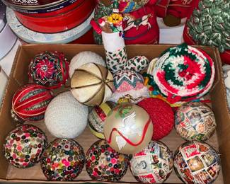 Vintage Handmade Christmas Ornaments