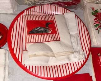 Vintage Christmas Paper Goods (Napkins, Plates, Cups, Etc.)