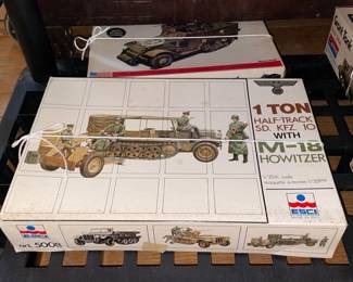 INCREDIBLE Collection Of Model Kits Spanning Many Decades & Brands Such As Matchbox (Mostly Military Related W/ Some Still SEALED!)