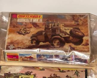 INCREDIBLE Collection Of Model Kits Spanning Many Decades & Brands Such As Matchbox (Mostly Military Related W/ Some Still SEALED!)