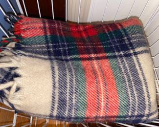 Vintage Plaid Blanket