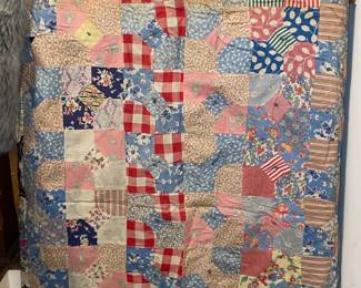 Vintage Handmade Patchwork Quilt