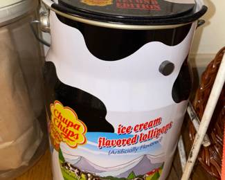 Vintage Chupa Chups Milk Can