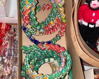 Handmade Candy Wrapper Garland