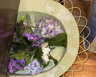 Green Metal Basket