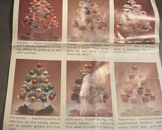 FABULOUS Vintage Christmas Treat Tree By Jondel Co W/ Original Box