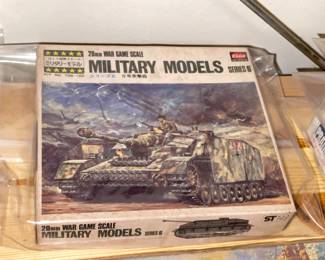INCREDIBLE Collection Of Model Kits Spanning Many Decades & Brands Such As Matchbox (Mostly Military Related W/ Some Still SEALED!)