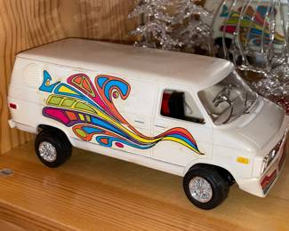 FABULOUS Vintage 1970s Style Van Toy Model