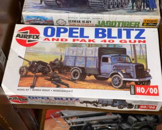 INCREDIBLE Collection Of Model Kits Spanning Many Decades & Brands Such As Matchbox (Mostly Military Related W/ Some Still SEALED!)