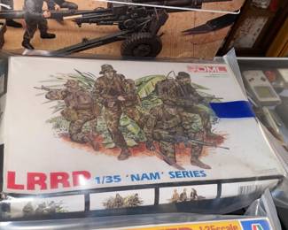 INCREDIBLE Collection Of Model Kits Spanning Many Decades & Brands Such As Matchbox (Mostly Military Related W/ Some Still SEALED!)