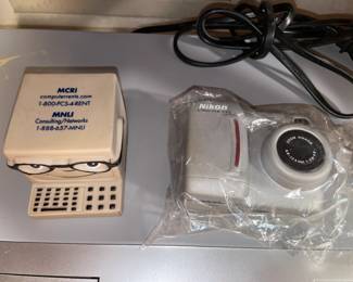 Vintage Nikon & Computer Promotional Stress Toys