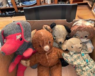 Antique Teddy Bears & Assorted Plush