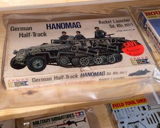 INCREDIBLE Collection Of Model Kits Spanning Many Decades & Brands Such As Matchbox (Mostly Military Related W/ Some Still SEALED!)