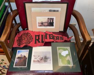 Vintage Rutgers Pennant