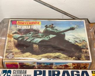 INCREDIBLE Collection Of Model Kits Spanning Many Decades & Brands Such As Matchbox (Mostly Military Related W/ Some Still SEALED!)