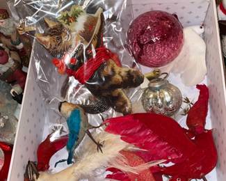 Christmas Floral Arrangement/Decor Birds