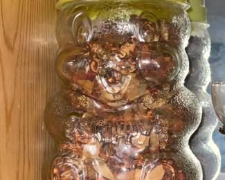 Vintage Adorable Teddy Bear Potpourri Jar