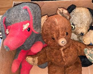 Antique Teddy Bears & Assorted Plush