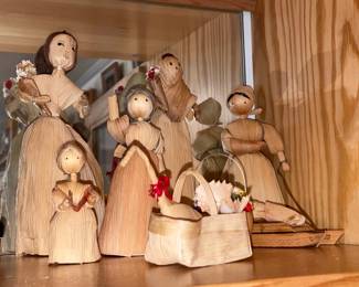 Corn Husk Doll Set