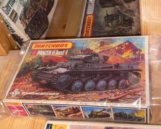 INCREDIBLE Collection Of Model Kits Spanning Many Decades & Brands Such As Matchbox (Mostly Military Related W/ Some Still SEALED!)